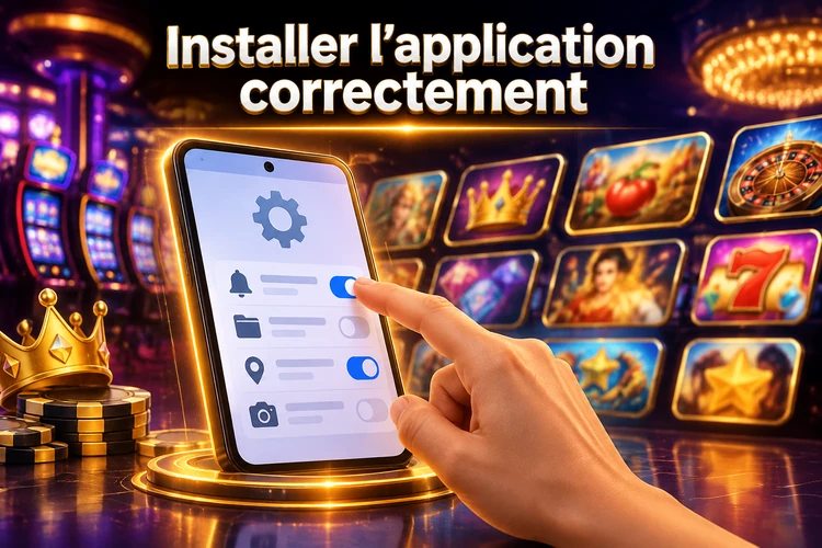 Installer l’application correctement