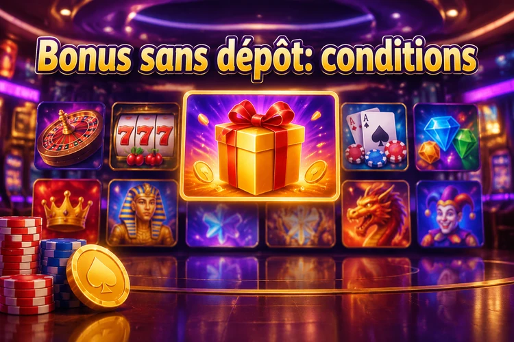 Bonus sans dépôt: conditions