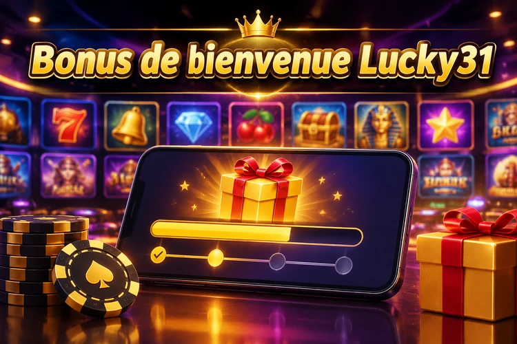 Bonus de bienvenue Lucky31