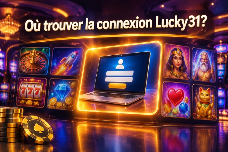 Où trouver la connexion Lucky31?