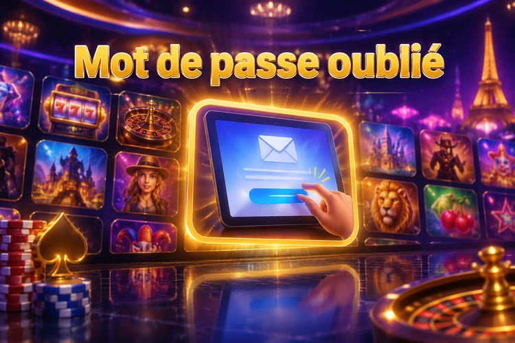 Mot de passe oublié