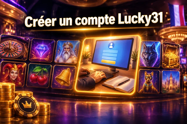 Créer un compte Lucky31